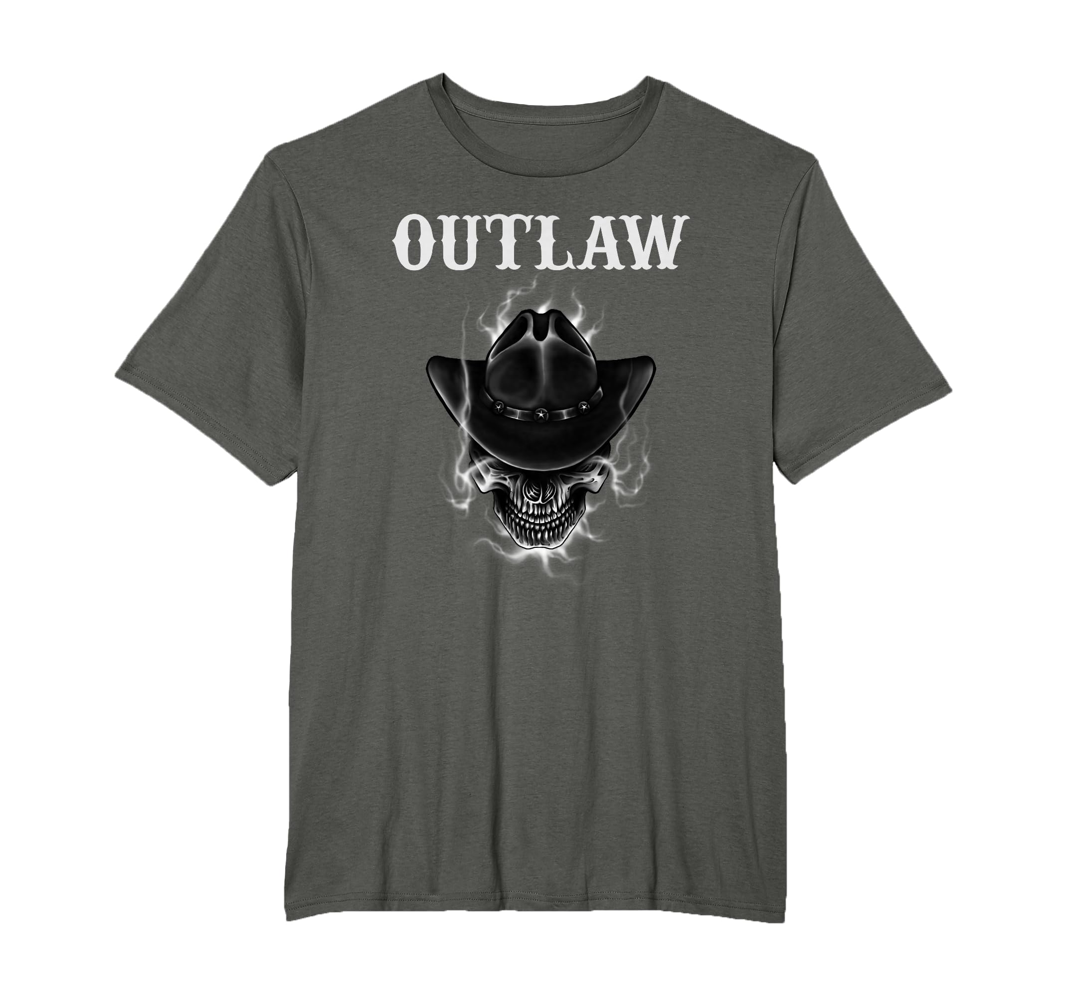 Skulls Lover Skull Wearing Cowboy T-Shirt - Minimalist Print for Adults - T-Shirt, Sweatshirt, Hoodie