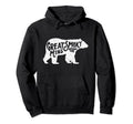 Smoky Mountains Black Bear Typography Hoodie - Novelty Apparel for Adults - T-Shirt, Sweatshirt, Hoodie