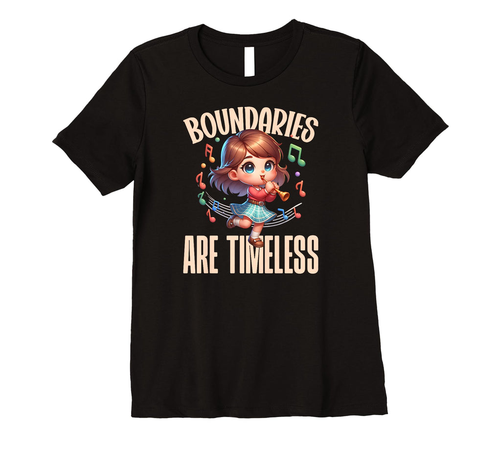 Boundaries Are Timeless Empowering T-Shirt - Fun Novelty Design Men Women - T-Shirt, Sweatshirt, Hoodie