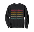 Oklahoma 70S 80S Throwback Sweatshirt - Fun Novelty Design for Adults - T-Shirt, Sweatshirt, Hoodie