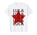 Lula 2022 President Brazil Typography T-Shirt - Minimalist Print Men Women - T-Shirt, Sweatshirt, Hoodie