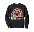 Psych Nurse Rainbow Sweatshirt - Casual Everyday Wear Men Women - T-Shirt, Sweatshirt, Hoodie