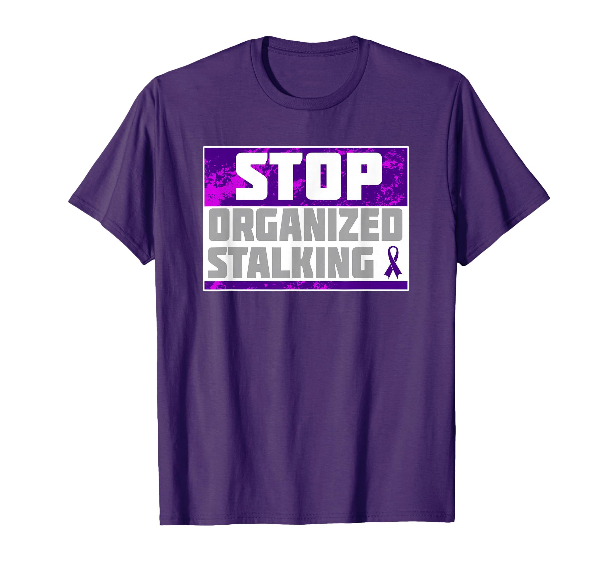 Stop Organized Stalking Online Indigo T-Shirt - Streetwear Style Unisex - T-Shirt, Sweatshirt, Hoodie
