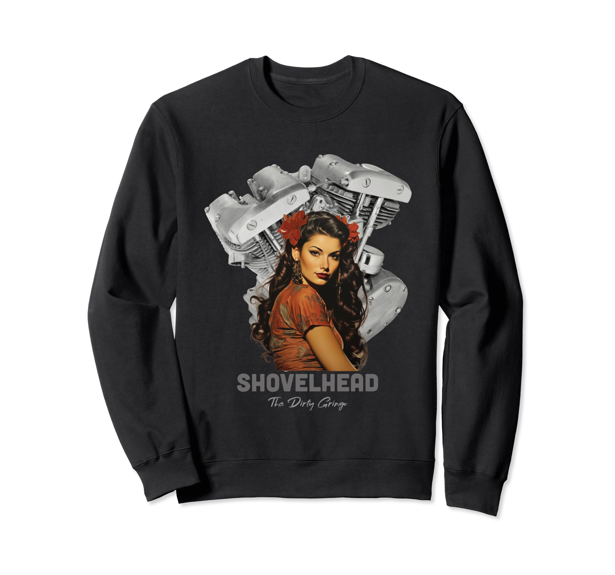 Hd Motorcycle Vtwin Shovelhead Sweatshirt - Streetwear Style for Adults - T-Shirt, Sweatshirt, Hoodie