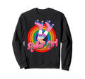 Roller Skater Skating 70S 80S Skates Sweatshirt - Unique Graphic for Adults - T-Shirt, Sweatshirt, Hoodie