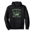 Witchcraft Is Self Care Funny Black Hoodie - Minimalist Print Men Women - T-Shirt, Sweatshirt, Hoodie