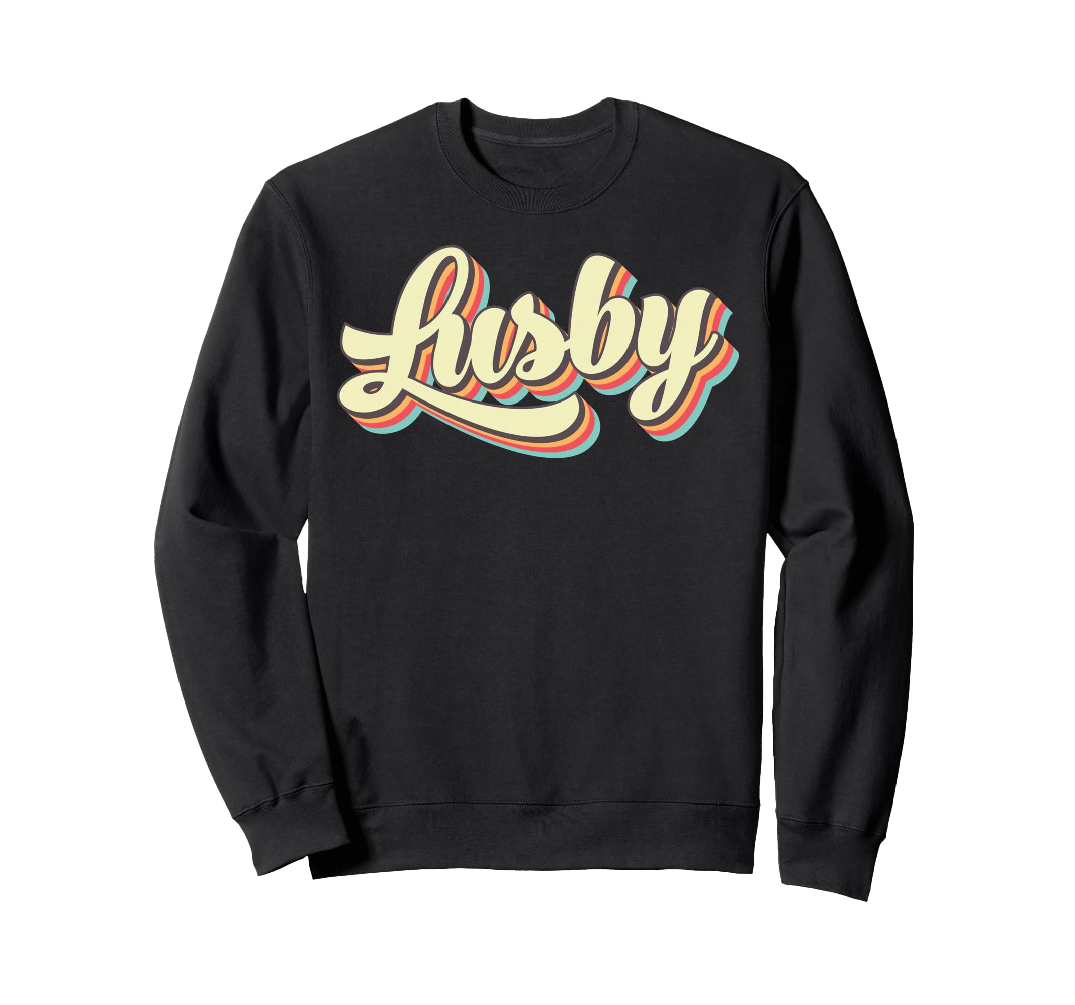 Lusby Art Baseball Font Sweatshirt - Trendy Graphic Men Women - T-Shirt, Sweatshirt, Hoodie