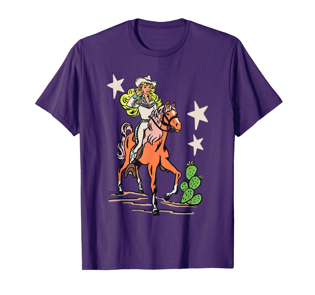 Wild As Heck Fun Cowgirl Pinup T-Shirt - Minimalist Print for Adults - T-Shirt, Sweatshirt, Hoodie