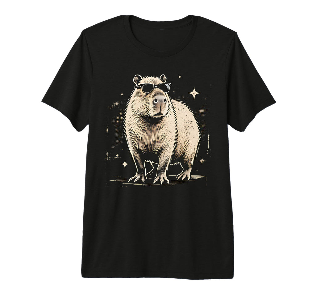 Y2K Capybara Sunglasses 90S 2000S T-Shirt - Aesthetic Graphic Unisex - T-Shirt, Sweatshirt, Hoodie