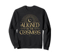 Meditation Astrology Connection Sweatshirt - Minimalist Print Men Women - T-Shirt, Sweatshirt, Hoodie