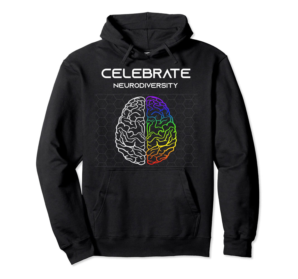 Embrace Neurodiversity Autism Adhd Asd Hoodie - Unique Graphic for Adults - T-Shirt, Sweatshirt, Hoodie
