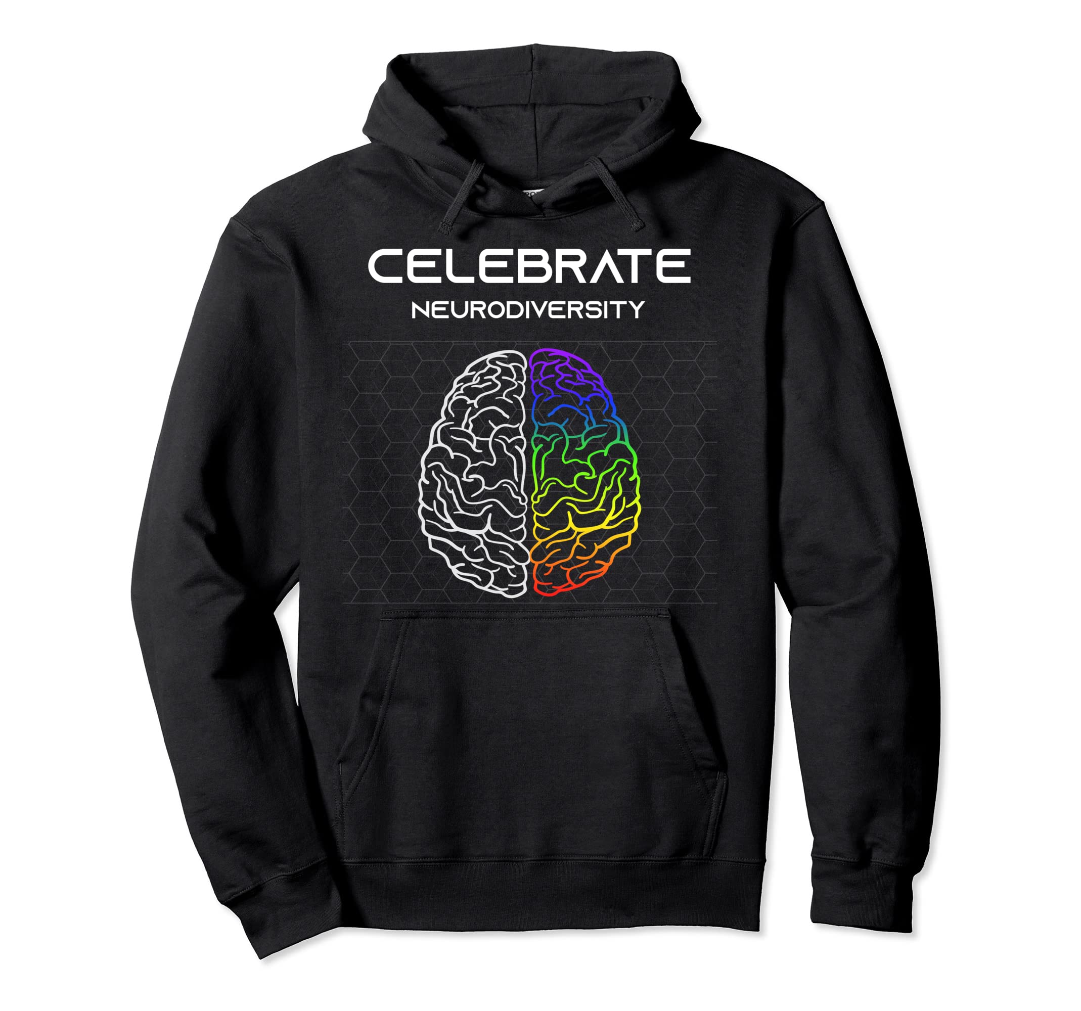 Embrace Neurodiversity Autism Adhd Asd Hoodie - Unique Graphic for Adults - T-Shirt, Sweatshirt, Hoodie