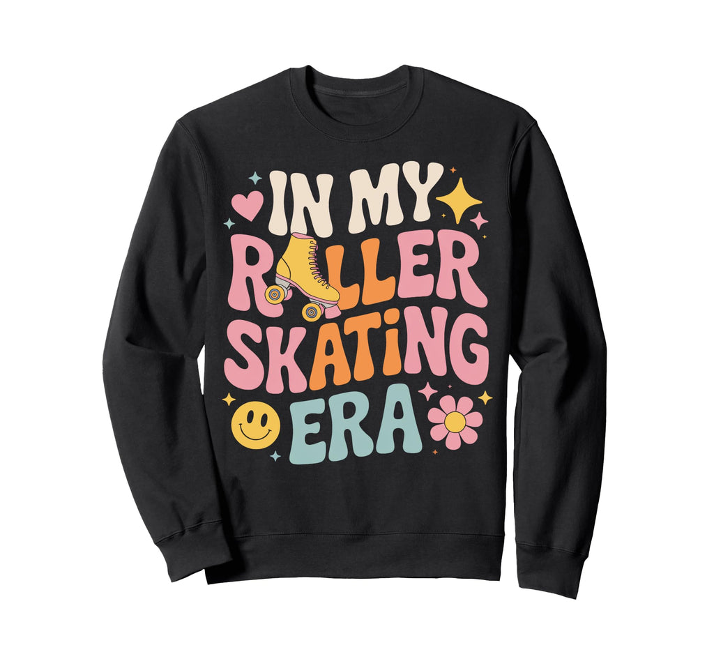 My Roller Skating Era Skate Night Sweatshirt - Custom Art Print Men Women - T-Shirt, Sweatshirt, Hoodie
