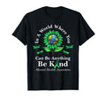 Be Kind Green Ribbon Sunflower Mental T-Shirt - Unique Graphic Unisex - T-Shirt, Sweatshirt, Hoodie