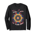 Take Care Your Mind Self Care T-Shirt - Aesthetic Graphic for Adults - T-Shirt, Sweatshirt, Hoodie