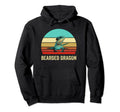 Sunset Bearded Dragon Hoodie - Graphic Print Unisex - T-Shirt, Sweatshirt, Hoodie