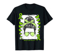 Mental Health Warrior Messy Bun Afro T-Shirt - Streetwear Style Men Women - T-Shirt, Sweatshirt, Hoodie