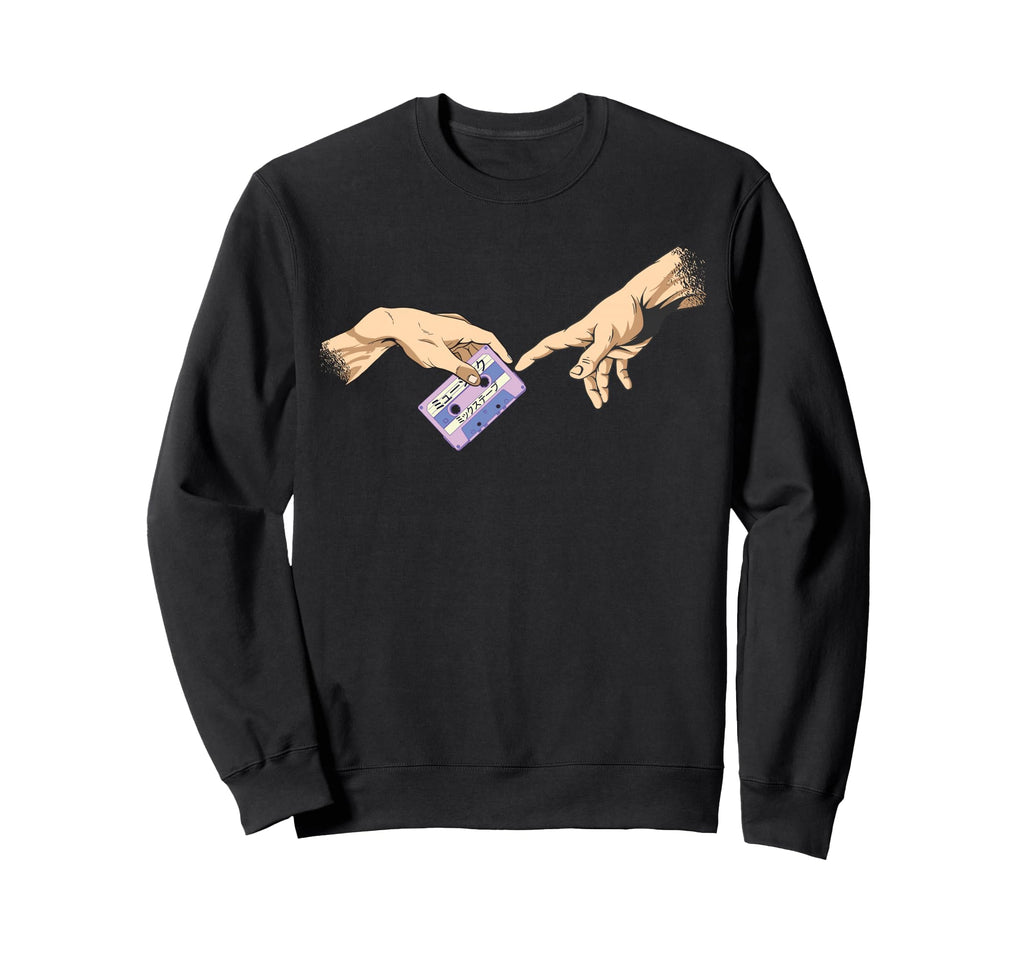 Vaporwave Aesthetic Music Synthwave Sweatshirt - Graphic Print Unisex - T-Shirt, Sweatshirt, Hoodie