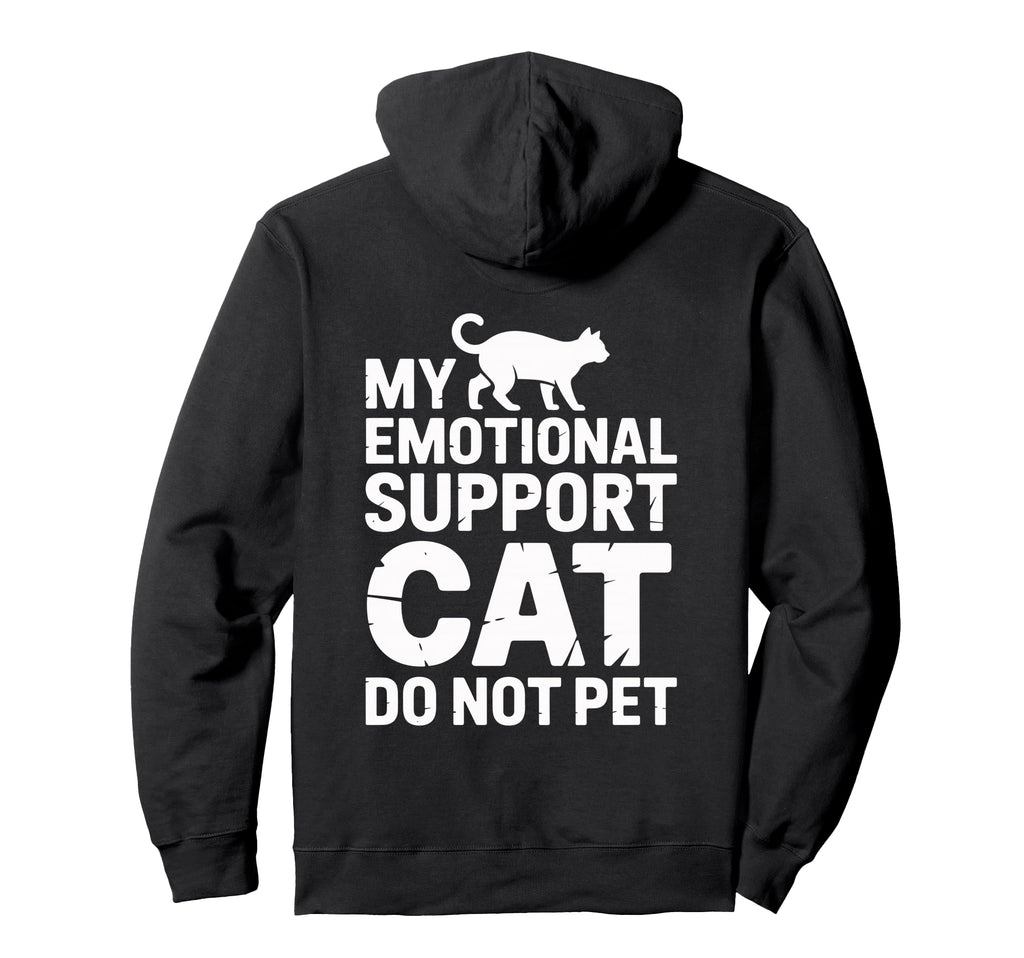 Emotional Support Cat Do Not Pet Sweatshirt - Custom Art Print for Adults - T-Shirt, Sweatshirt, Hoodie