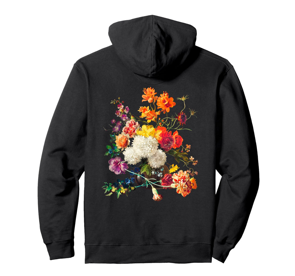 Botanical Flower Painting Aesthetic Hoodie - Trendy Graphic for Adults - T-Shirt, Sweatshirt, Hoodie