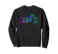 Motorcycle Biker Watercolor Sweatshirt - Novelty Apparel Unisex - T-Shirt, Sweatshirt, Hoodie