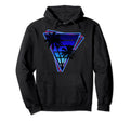 Synthwave Triangle Hoodie - Novelty Apparel Men Women - T-Shirt, Sweatshirt, Hoodie