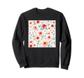 Aesthetic Watercolor Flowers Sweatshirt - Custom Art Print Men Women - T-Shirt, Sweatshirt, Hoodie