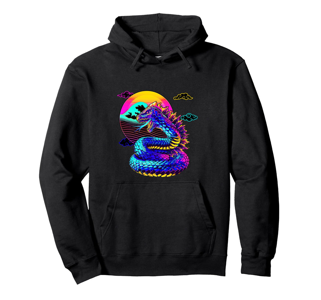 Streetwear Synthwave 80S 90S Anime Hoodie - Streetwear Style for Adults - T-Shirt, Sweatshirt, Hoodie