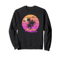 Miami Florida Sunset Sweatshirt - Unique Graphic for Adults - T-Shirt, Sweatshirt, Hoodie