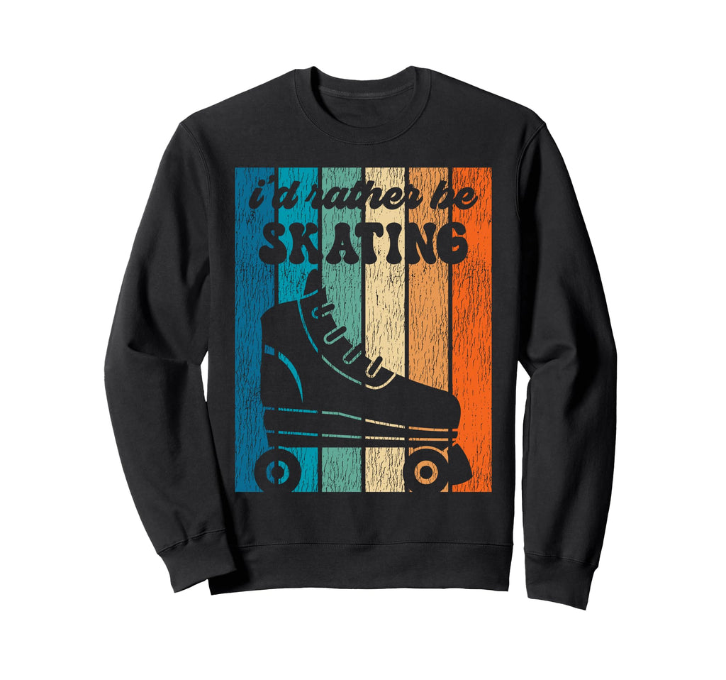 Roller Skating Skate 1970S Id Sweatshirt - Unique Graphic for Adults - T-Shirt, Sweatshirt, Hoodie
