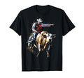 Cowboy Rodeo Horse Riding Usa Cowboy T-Shirt - Graphic Print Unisex - T-Shirt, Sweatshirt, Hoodie