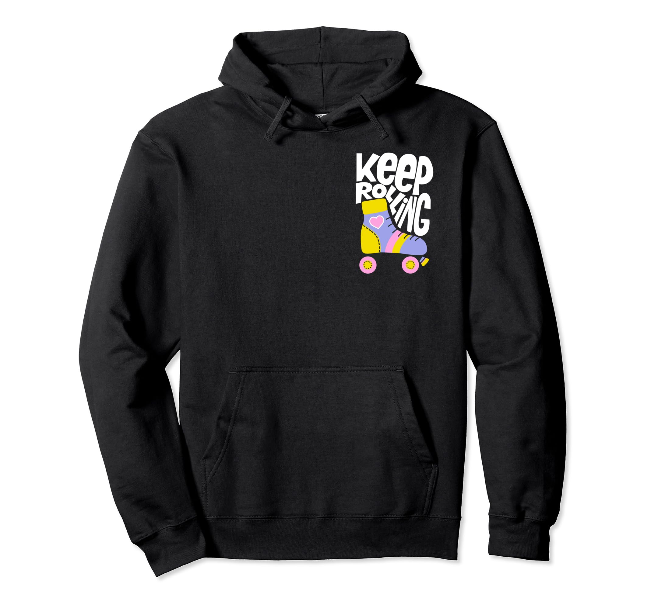 Keep Roller Skating Rolling Funny Keep Hoodie - Custom Art Print Unisex - T-Shirt, Sweatshirt, Hoodie