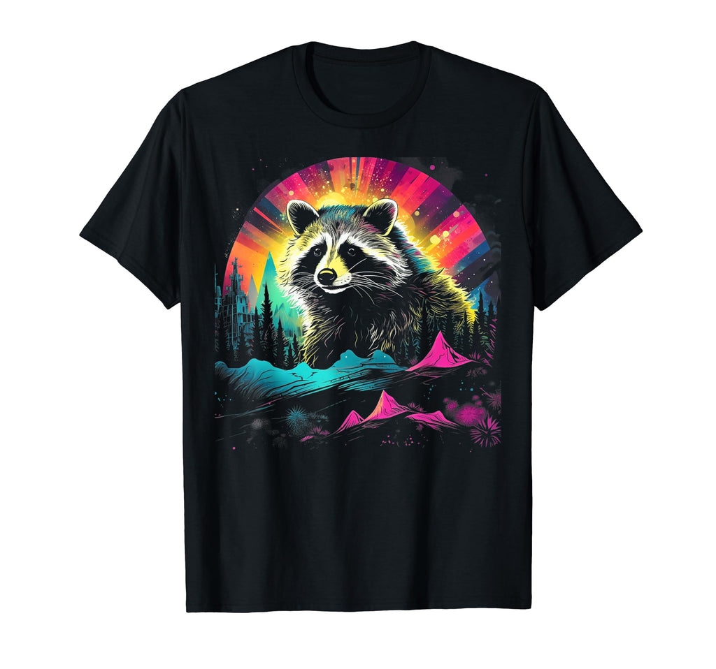 1970S Racoon 40 T-Shirt - Custom Art Print for Adults - T-Shirt, Sweatshirt, Hoodie