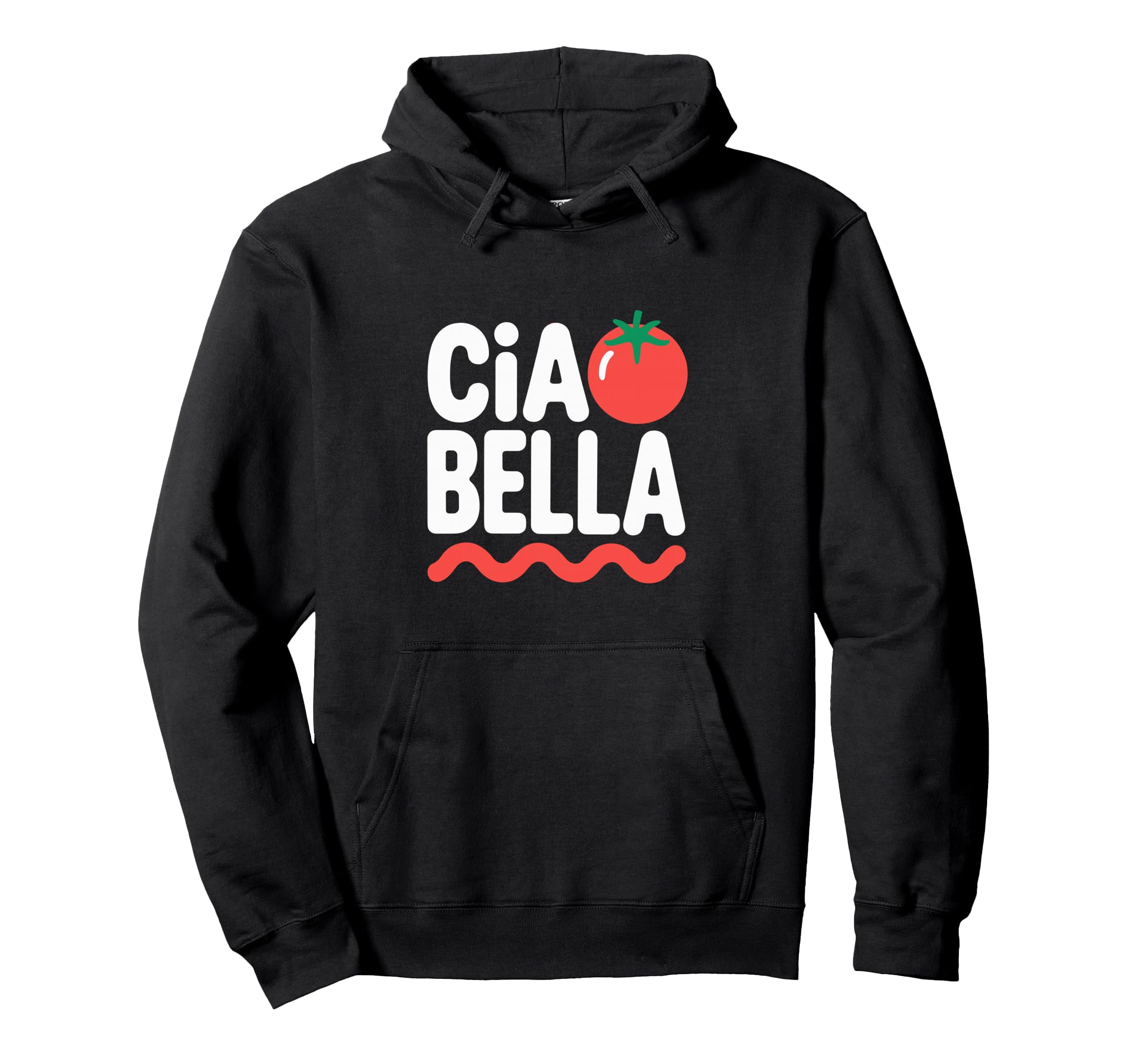 Ciao Bella Italian Tomato Mediterranean Hoodie - Custom Art Print Men Women - T-Shirt, Sweatshirt, Hoodie