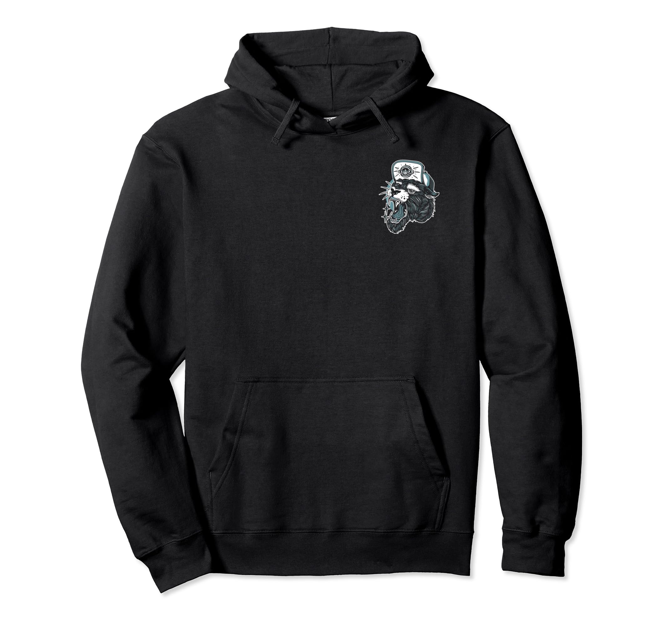 Edgy Panther American Traditional Tattoo Hoodie - Aesthetic Graphic Unisex - T-Shirt, Sweatshirt, Hoodie
