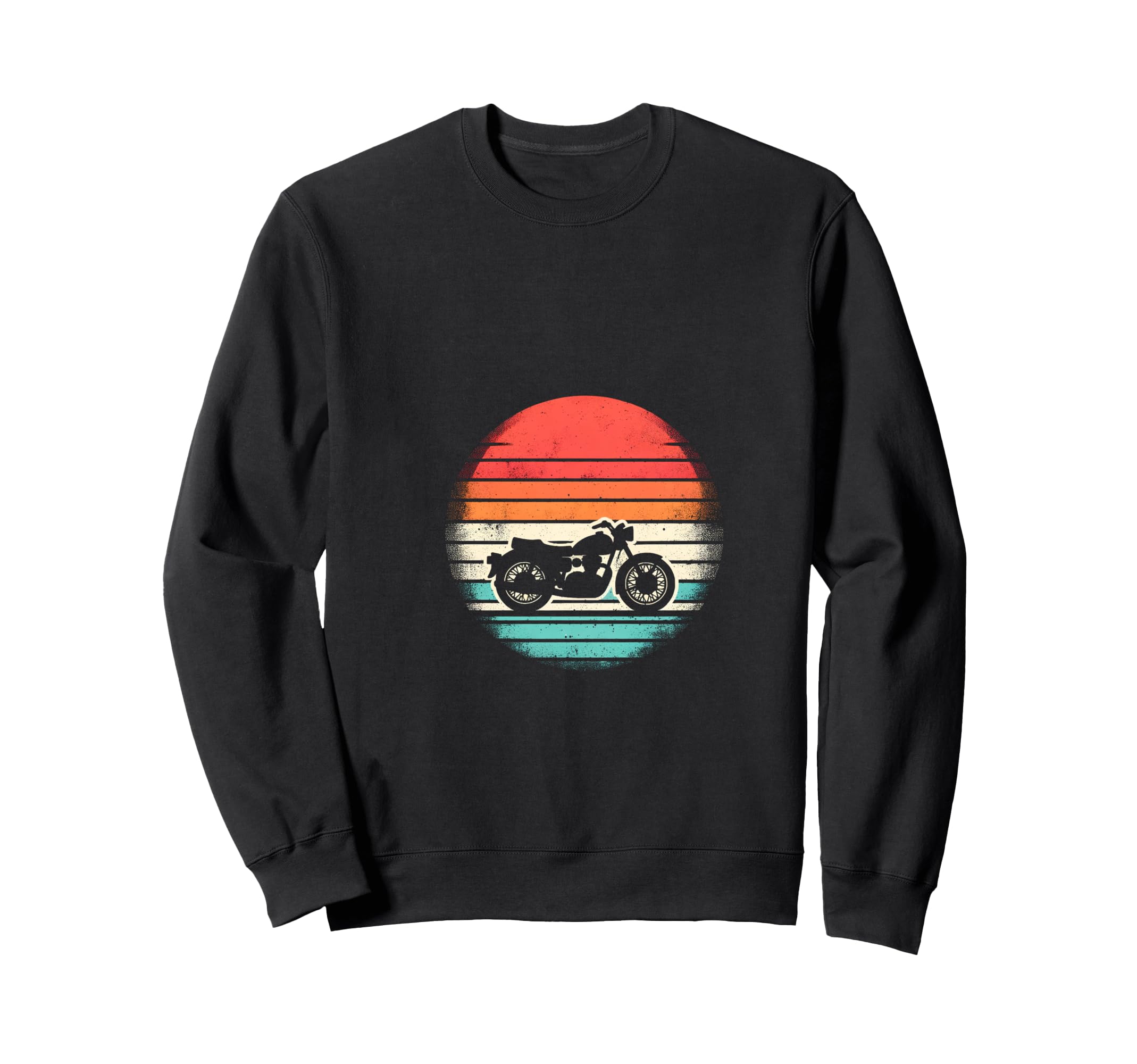 Motorcycle Sunset Sweatshirt - Casual Everyday Wear Men Women - T-Shirt, Sweatshirt, Hoodie