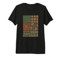 Floral Geometric Nature Pattern T-Shirt - Casual Everyday Wear Men Women - T-Shirt, Sweatshirt, Hoodie