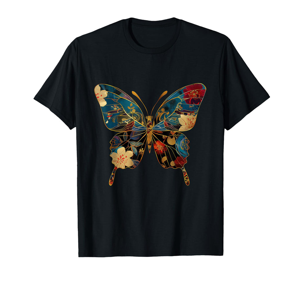Butterfly Floral Flower Fairycore T-Shirt - Aesthetic Graphic Unisex - T-Shirt, Sweatshirt, Hoodie