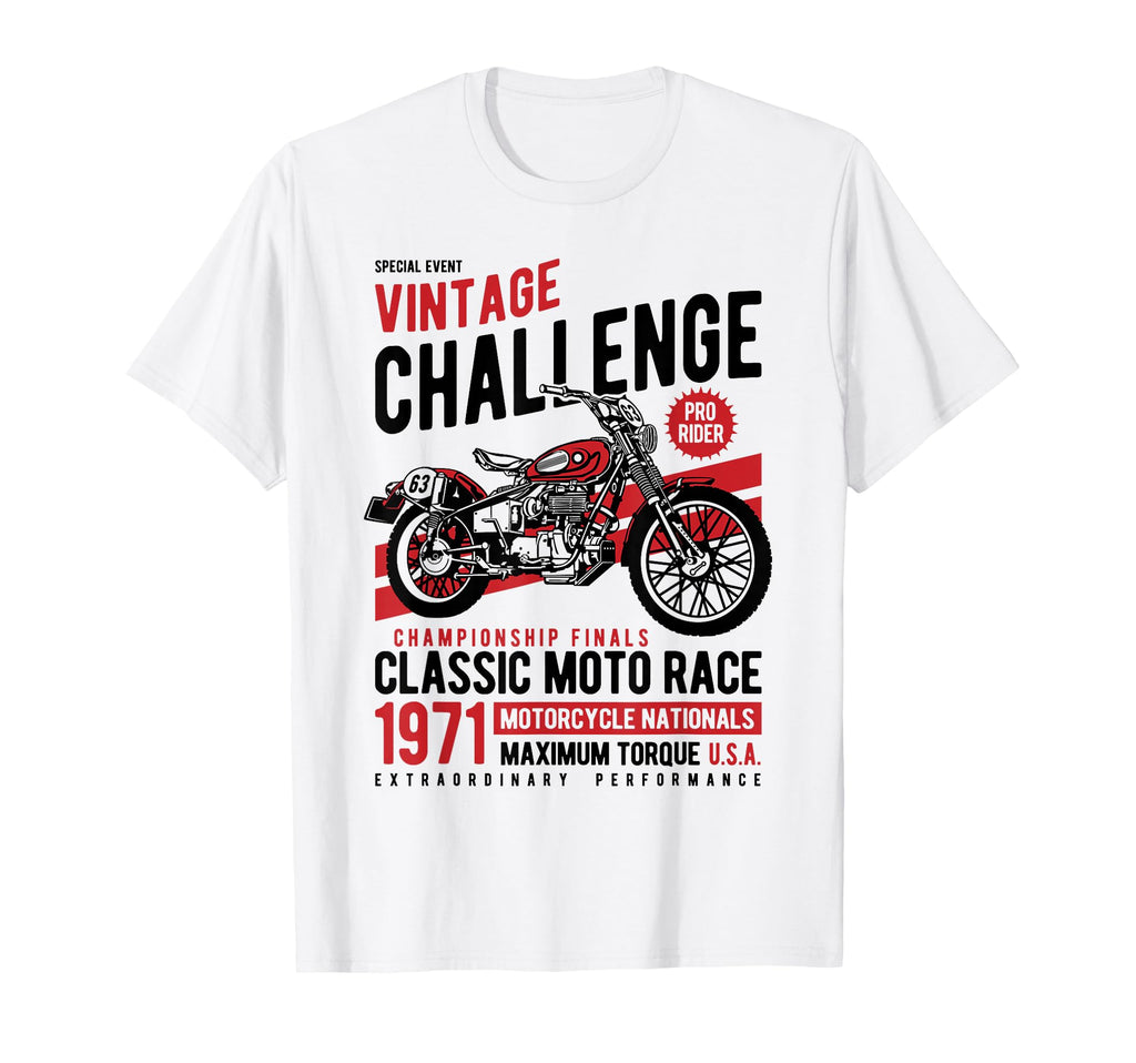 Challenge Motorcycle Race T-Shirt - Streetwear Style for Adults - T-Shirt, Sweatshirt, Hoodie