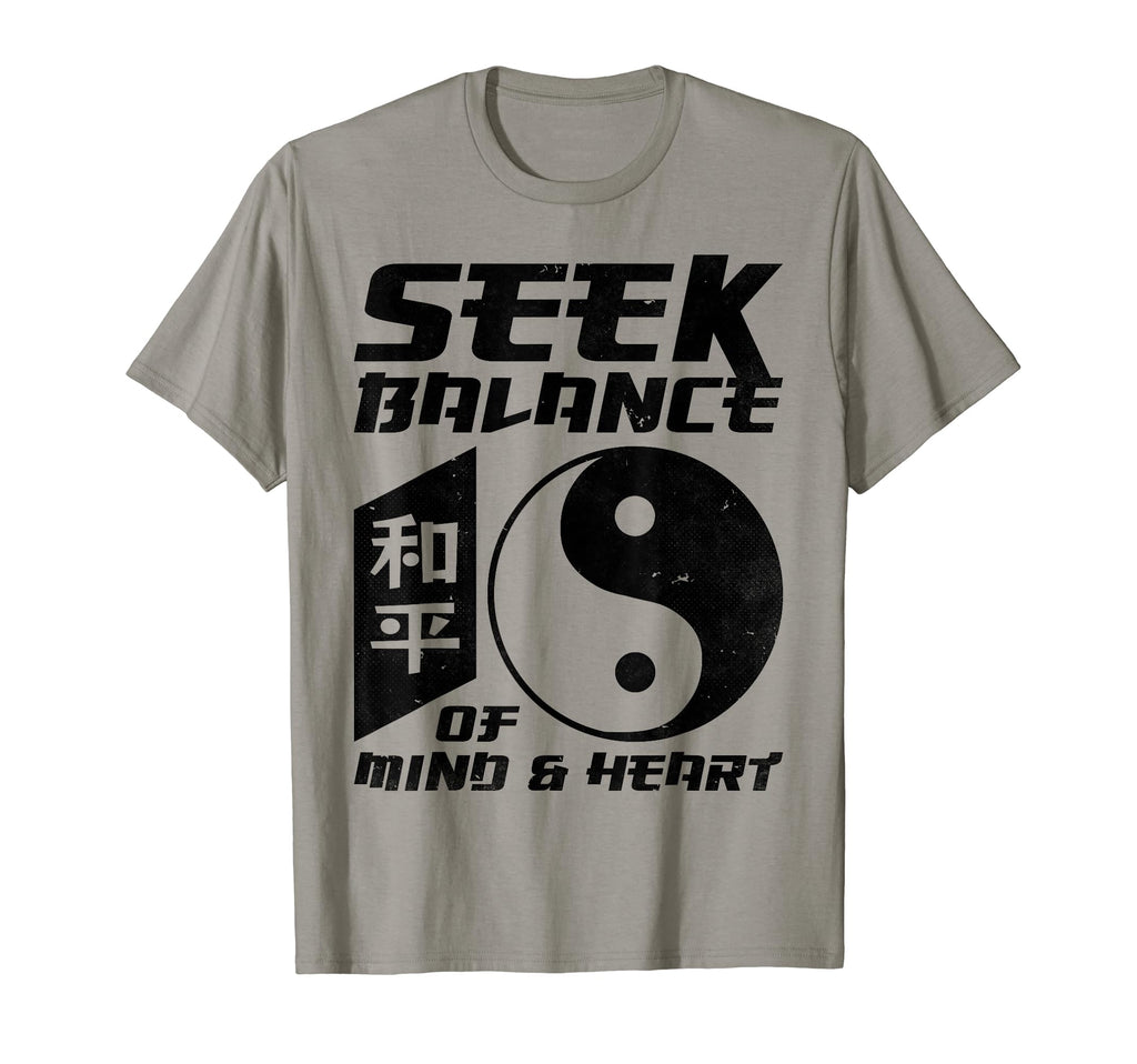 Yin Yang Seek Balance Mind Heart T-Shirt - Custom Art Print Unisex - T-Shirt, Sweatshirt, Hoodie