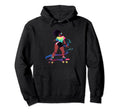 Roller Skating Roller Skater Disco 70S Hoodie - Minimalist Print Men Women - T-Shirt, Sweatshirt, Hoodie