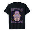 Healing Blessed Hand Energies Crystals T-Shirt - Unique Graphic Unisex - T-Shirt, Sweatshirt, Hoodie