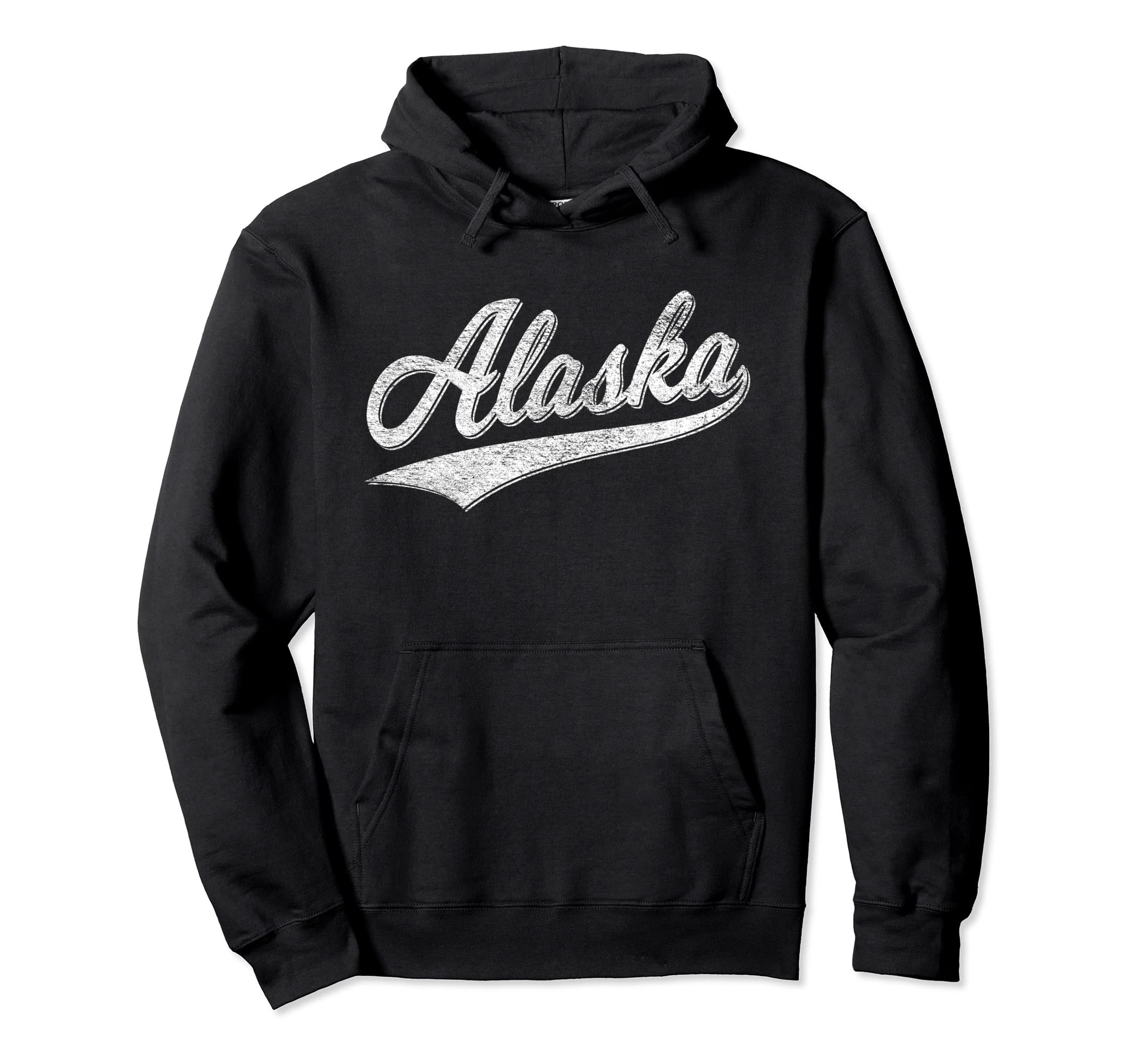 Alaska Script Baseball Sports Jersey Hoodie - Novelty Apparel Men Women - T-Shirt, Sweatshirt, Hoodie