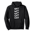 Cozy Wavy Text Hoodie - Trendy Graphic Men Women - T-Shirt, Sweatshirt, Hoodie