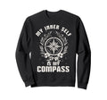 Inner Self Compass Growth Mindset Sweatshirt - Unique Graphic Men Women - T-Shirt, Sweatshirt, Hoodie