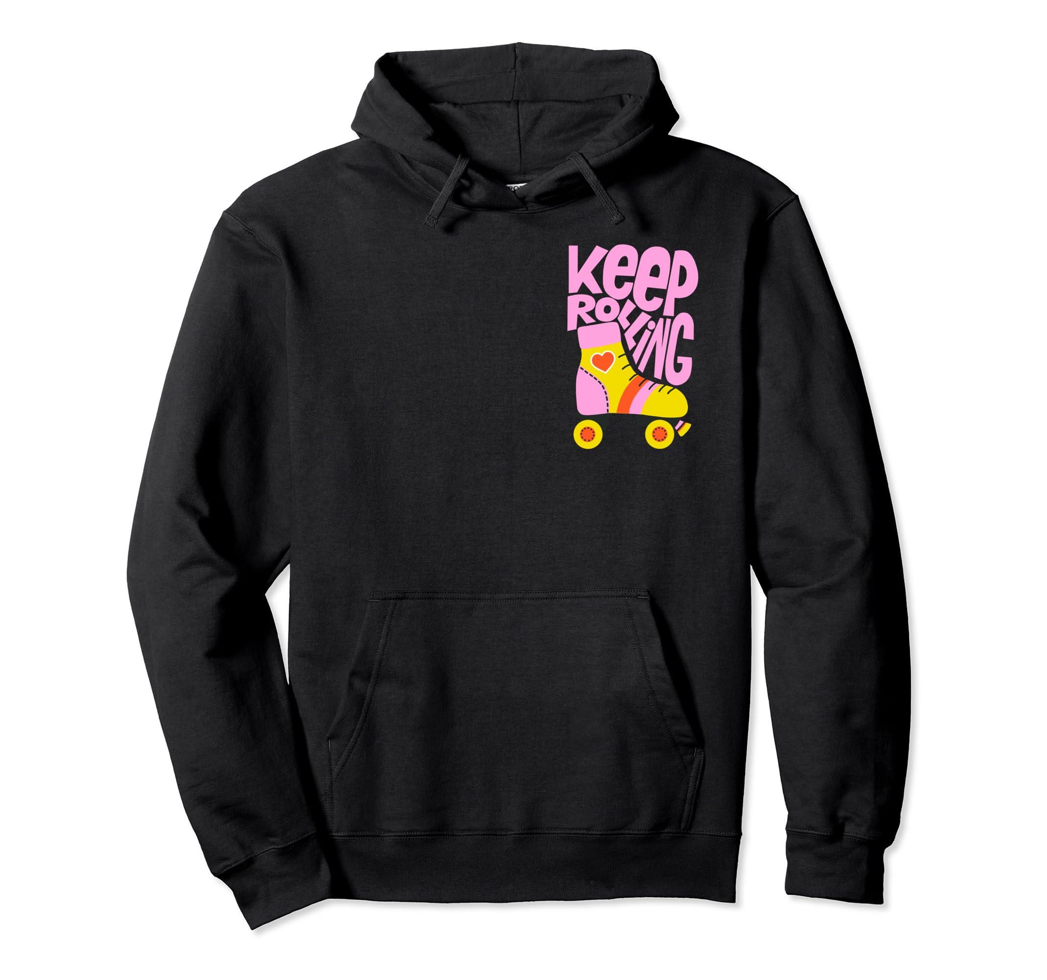 Keep Roller Skating Rolling Funny Keep Hoodie - Novelty Apparel Men Women - T-Shirt, Sweatshirt, Hoodie