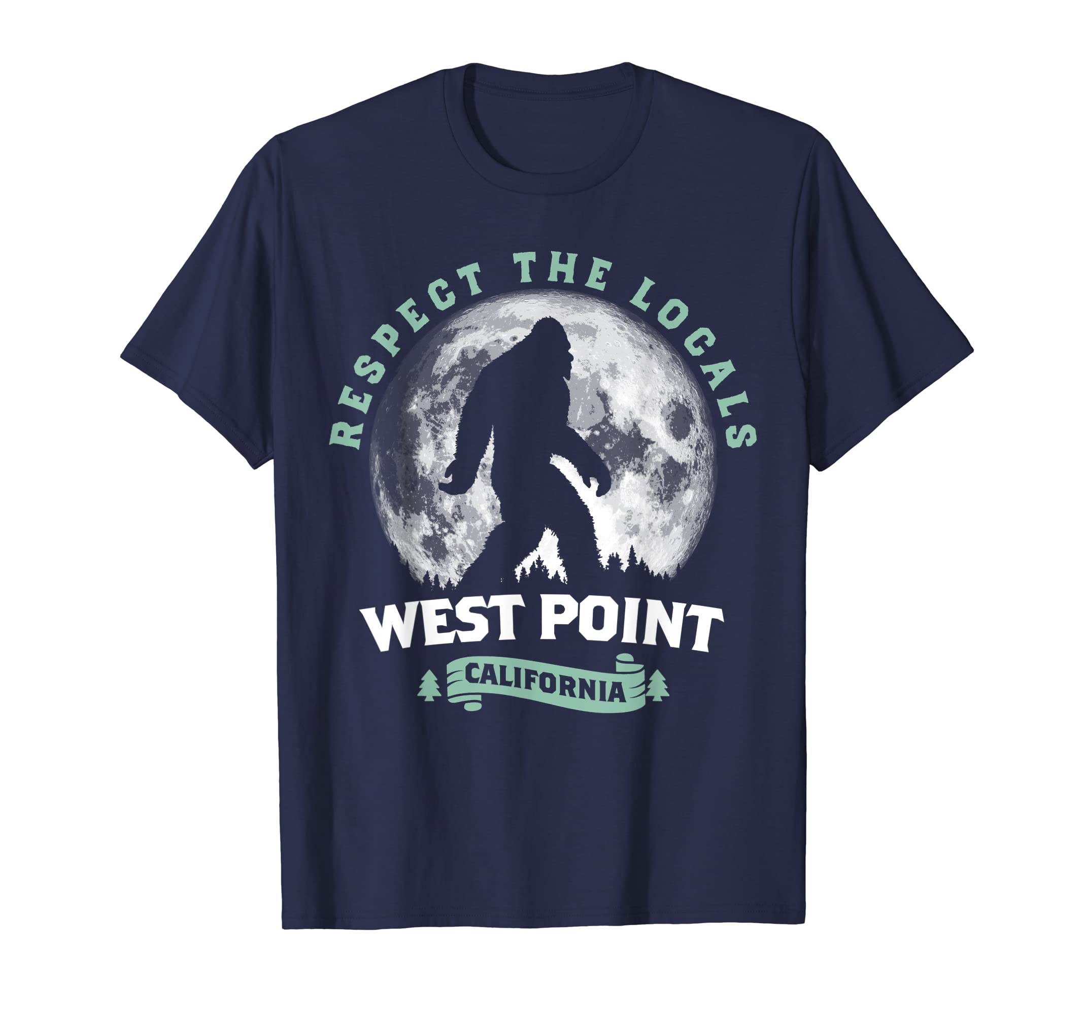 West Point California Bigfoot Night T-Shirt - Custom Art Print for Adults - T-Shirt, Sweatshirt, Hoodie