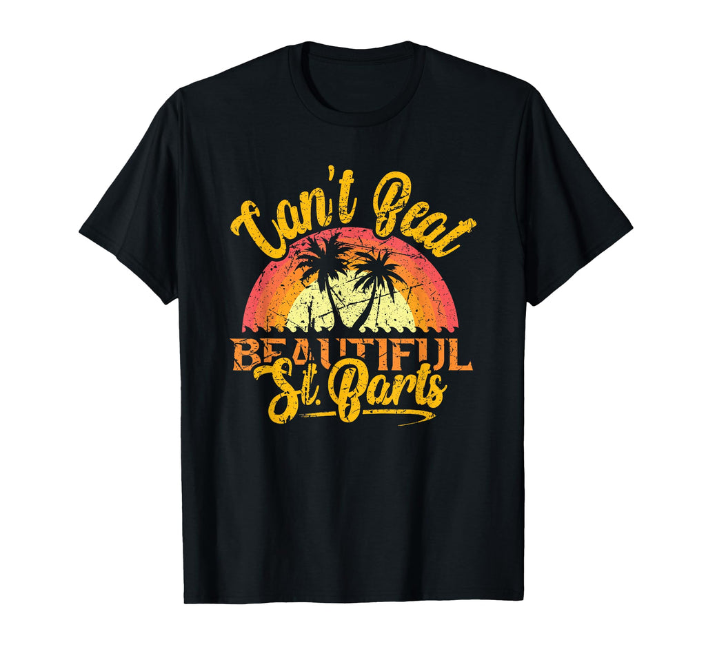 Beautiful St Barts Sunset Caribbean T-Shirt - Minimalist Print Men Women - T-Shirt, Sweatshirt, Hoodie