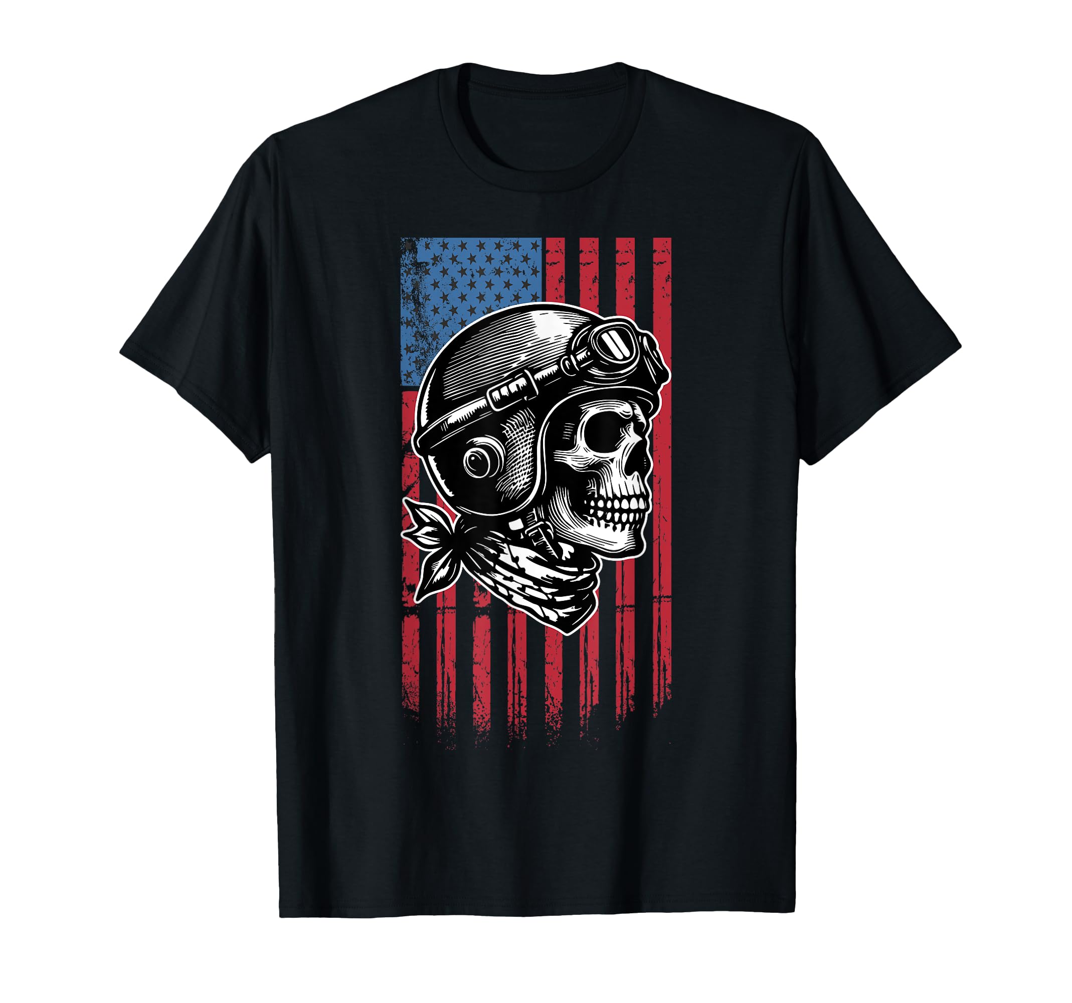 Us American Flag Live To Ride T-Shirt - Fun Novelty Design Unisex - T-Shirt, Sweatshirt, Hoodie