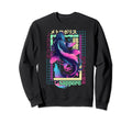Sapporo City Synthwave 80S Koi Carp Sweatshirt - Unique Graphic for Adults - T-Shirt, Sweatshirt, Hoodie